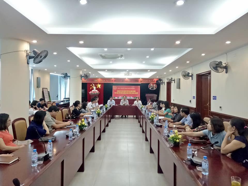 Hội Doanh nghiệp trẻ Hải Dương tham dự buổi đối thoại với Cục thuế tỉnh